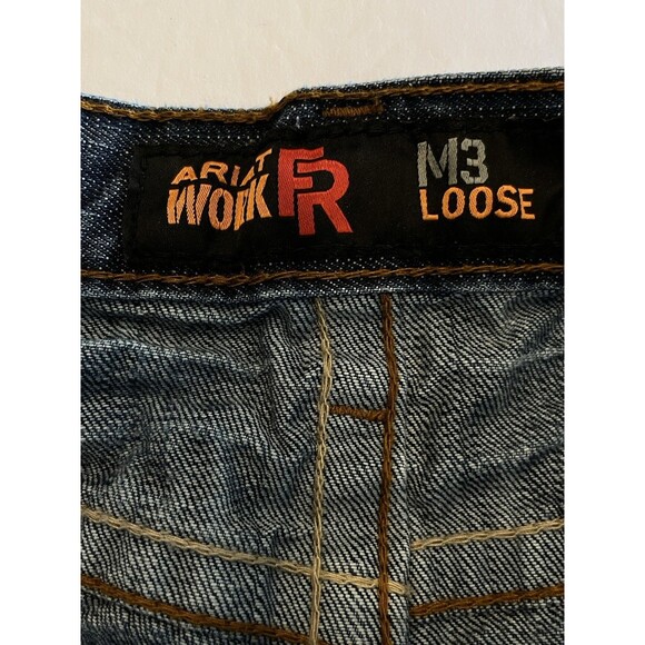ARIAT M3 FR Jeans Mens Tag Sz 38/30 Loose Stackable Straight Leg 10014449 - Picture 6 of 15